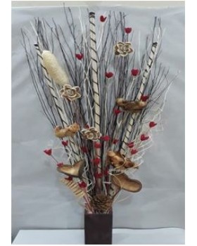 Beautiful Dried Flower Vase- Design 4